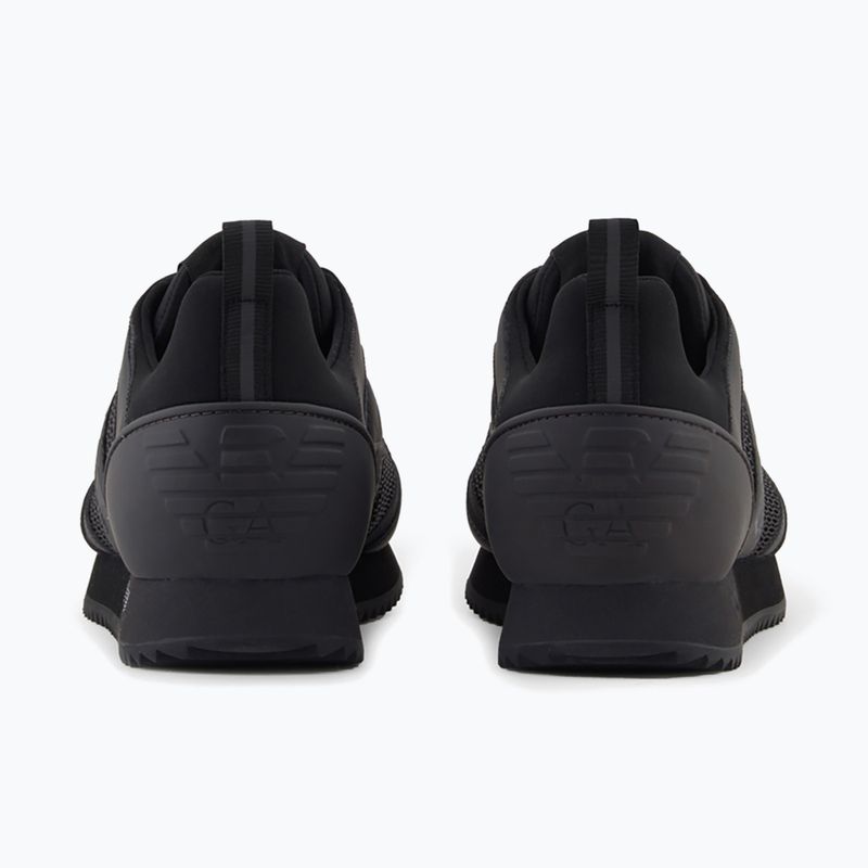 Shoes EA7 Emporio Armani Black & White Laces black / asphalt 10
