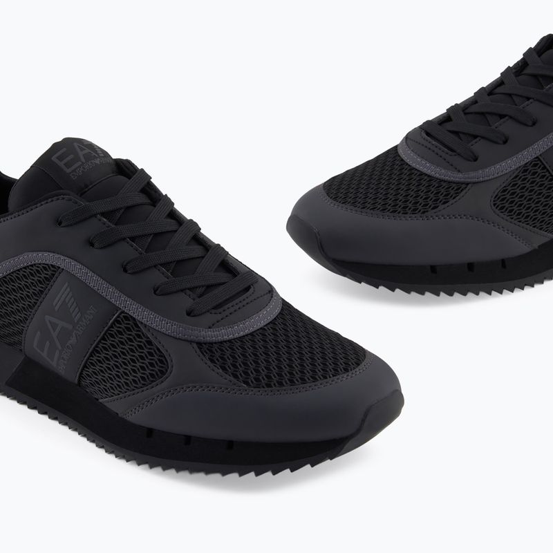Shoes EA7 Emporio Armani Black & White Laces black / asphalt 13