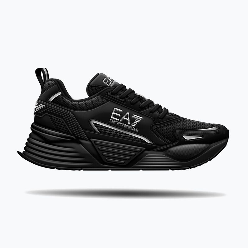Shoes EA7 Emporio Armani Ace Runner New triple black / silver 8