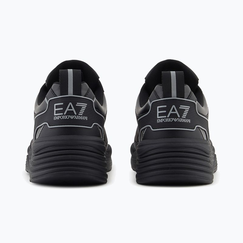 Shoes EA7 Emporio Armani Ace Runner Special triple black / silver 10
