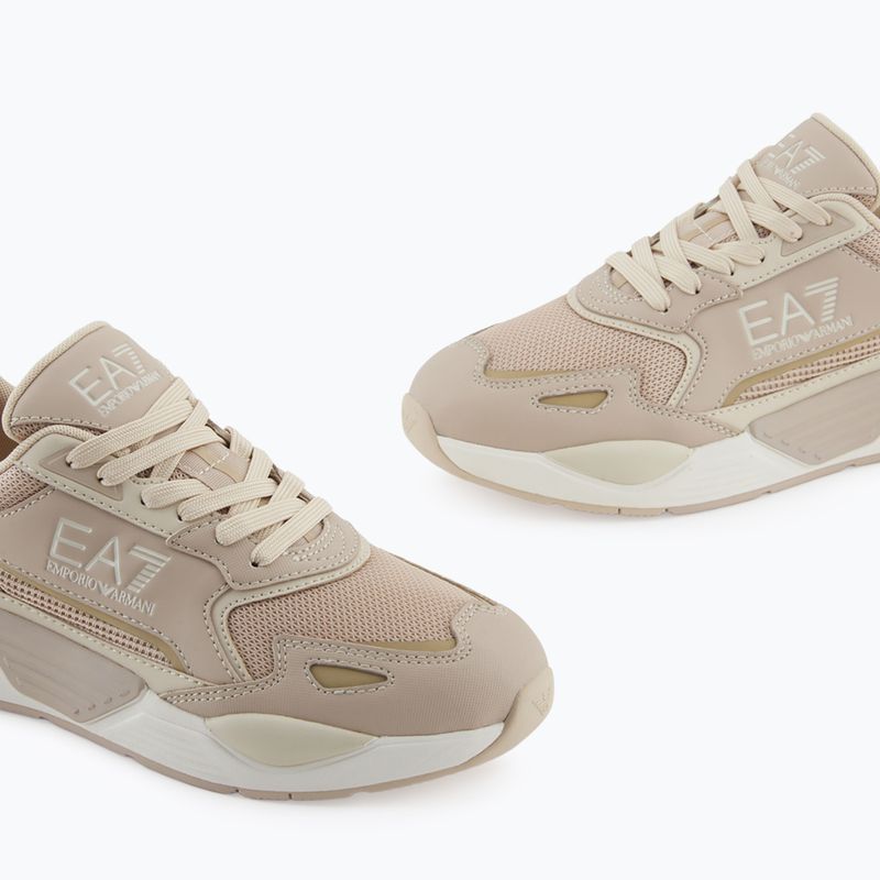 Shoes EA7 Emporio Armani Ace Runner New cement / almond milk / light gold 13