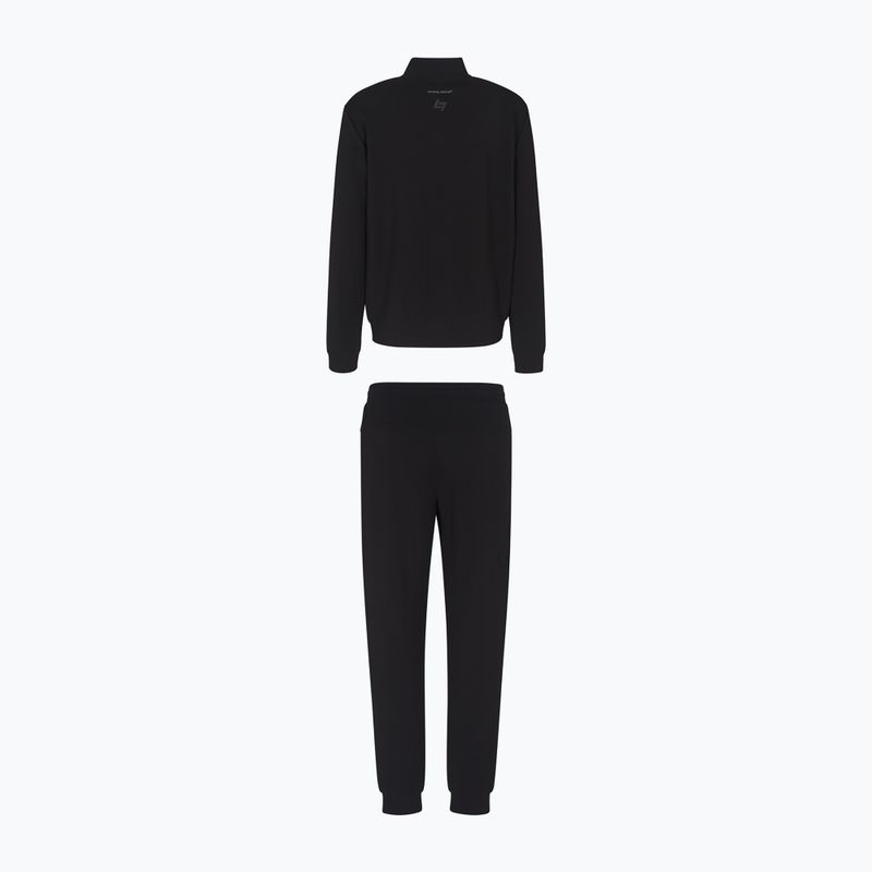 Men's tracksuit EA7 Emporio Armani Natural Ventus7 T-Suit T-Top Fz black 2