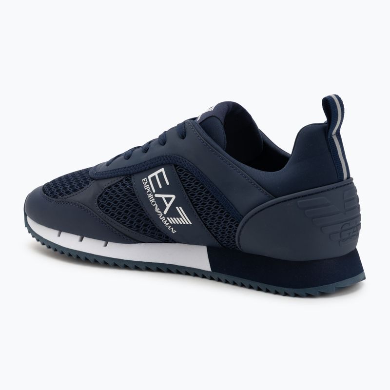 Shoes EA7 Emporio Armani Black & White Laces navy / white 3