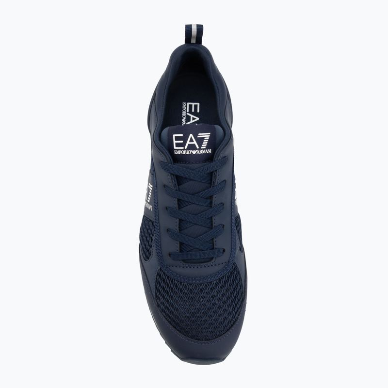 Shoes EA7 Emporio Armani Black & White Laces navy / white 5