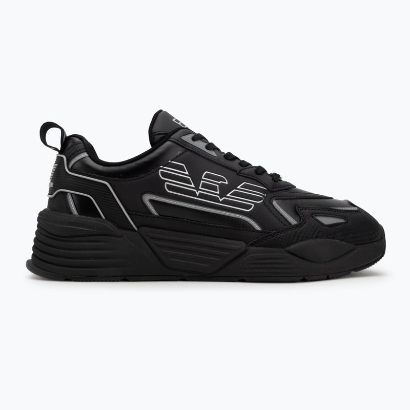 Shoes EA7 Emporio Armani Ace Runner Special triple black / silver 2