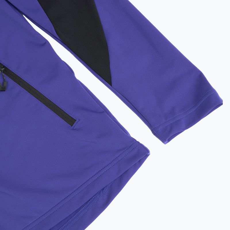 Men's sweatshirt EA7 Emporio Armani Ski Kitzbuhel Power Stretch Colorblock T-Top Fz clematis blue 4