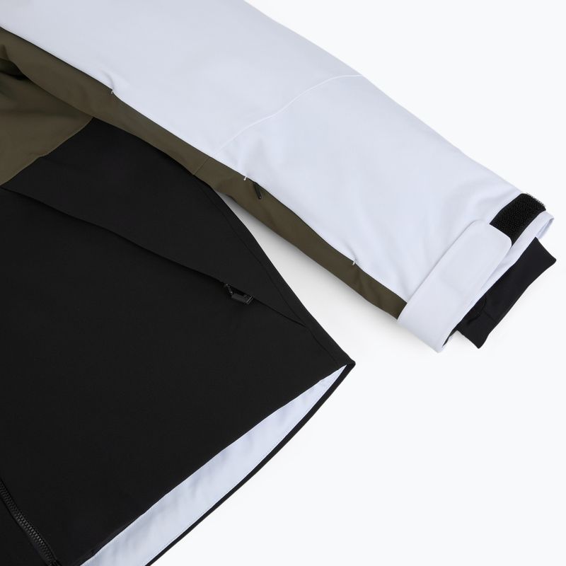 Men's ski jacket EA7 Emporio Armani Ski Kitzbuhel Protectum7 Colorblock white / black / grape leaf 4