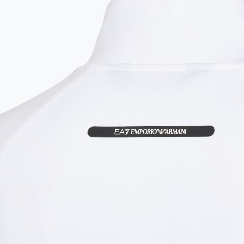 Men's sweatshirt EA7 Emporio Armani Ski Cortina Powerstretch Fz white 3