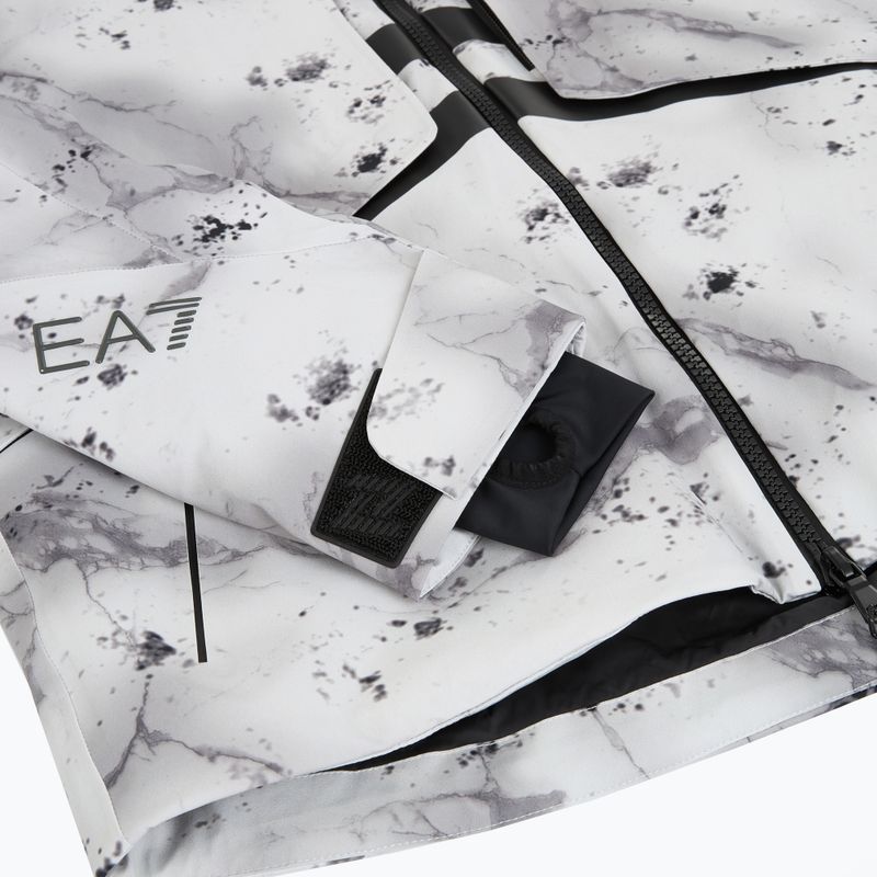 Men's ski jacket EA7 Emporio Armani Ski Cortina Protectum7 Graphic fancy ice 3