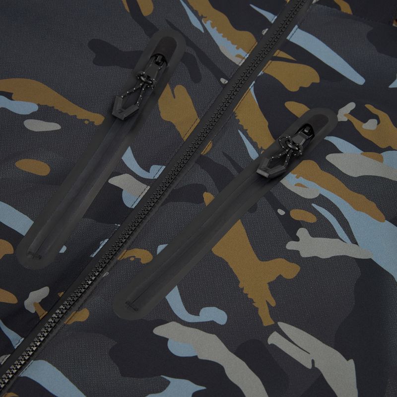 Men's ski jacket EA7 Emporio Armani Ski Kitzbuhel Protectum7 Graphic brown camou 3