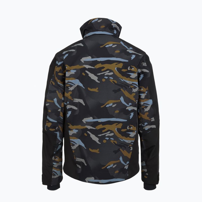 Men's ski jacket EA7 Emporio Armani Ski Kitzbuhel Protectum7 Graphic brown camou 7