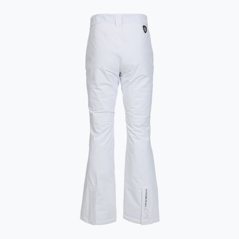 Women's ski trousers EA7 Emporio Armani Ski Cortina Toray white 2
