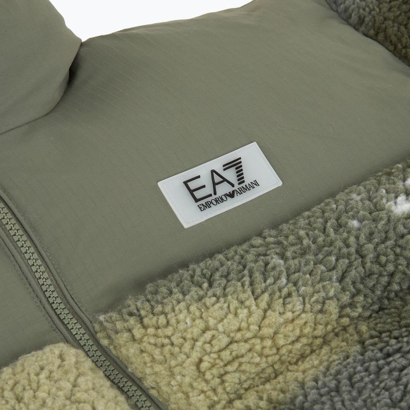 Women's jacket EA7 Train Contemporary Sport Medium Padded fancy basil stellar 3