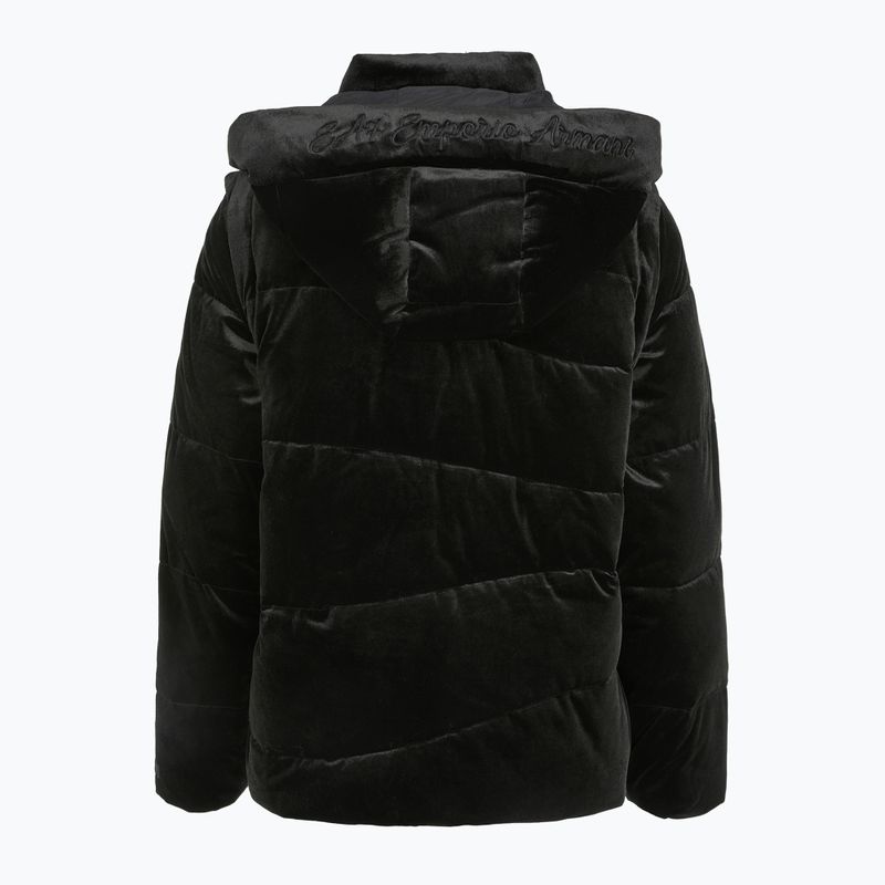 Women's jacket EA7 Train Athletic Velour Extra Padded black 2