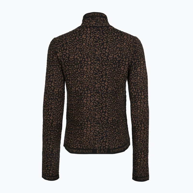 Thermal underwear set EA7 Emporio Armani Ski Jacquard Knitted fancy brown animalier 4