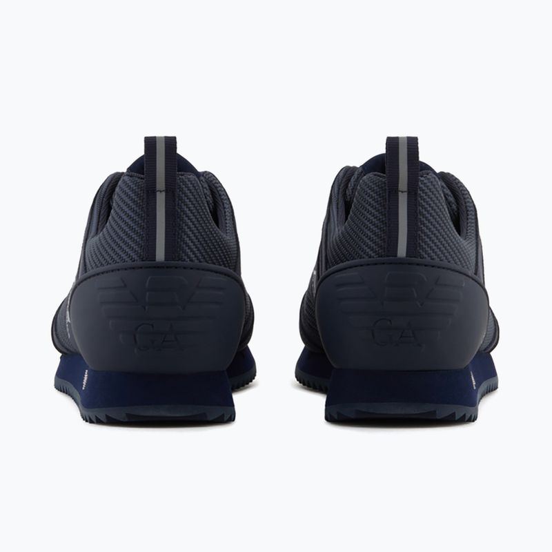 Shoes EA7 Emporio Armani Black & White Carbon triple sky captain / silver 10