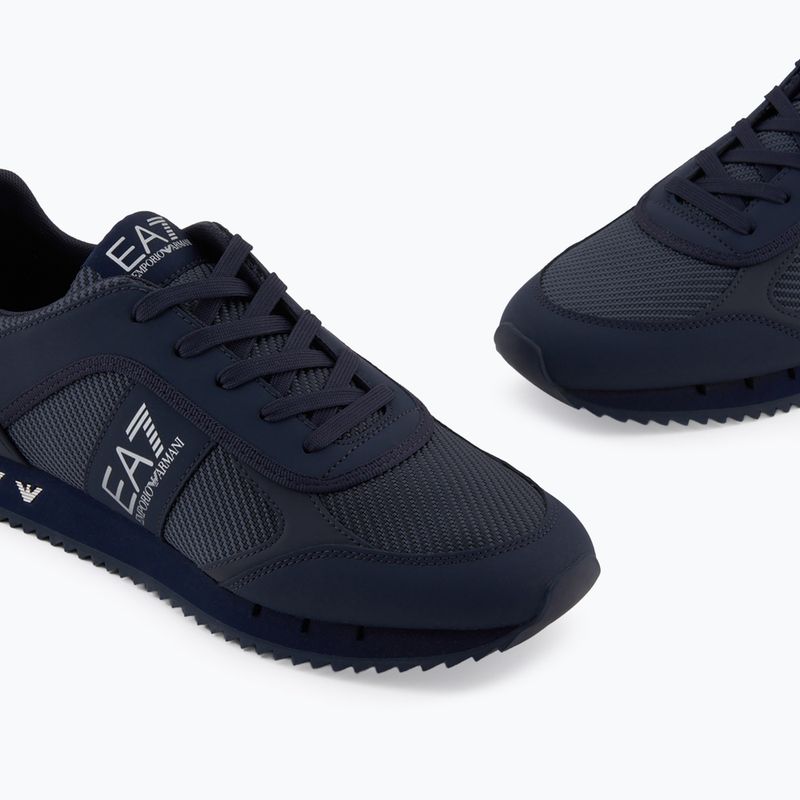 Shoes EA7 Emporio Armani Black & White Carbon triple sky captain / silver 13