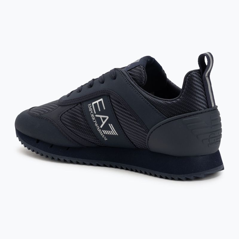 Shoes EA7 Emporio Armani Black & White Carbon triple sky captain / silver 3
