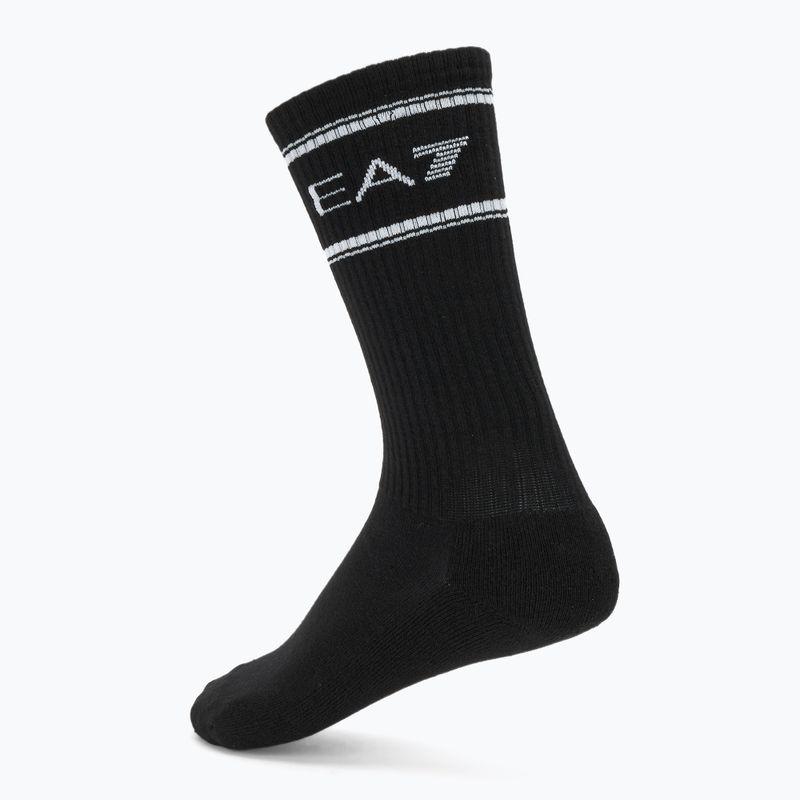 Socks EA7 Emporio Armani Train Socks Sponge 3 pairs black / black / black 2