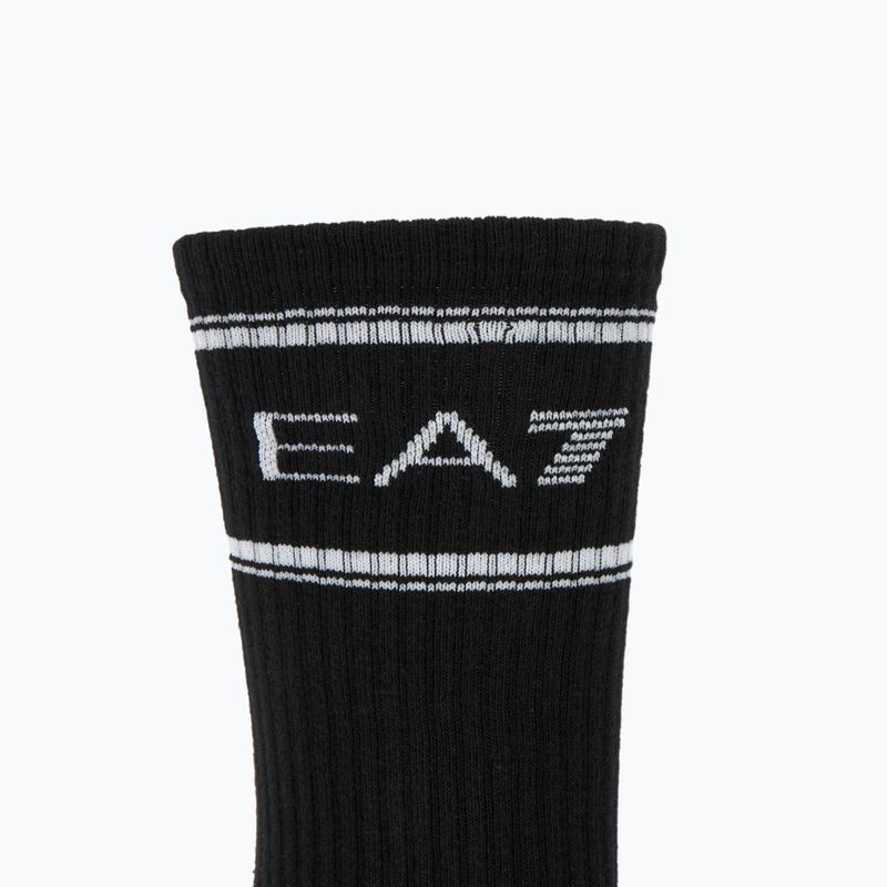 Socks EA7 Emporio Armani Train Socks Sponge 3 pairs black / black / black 3