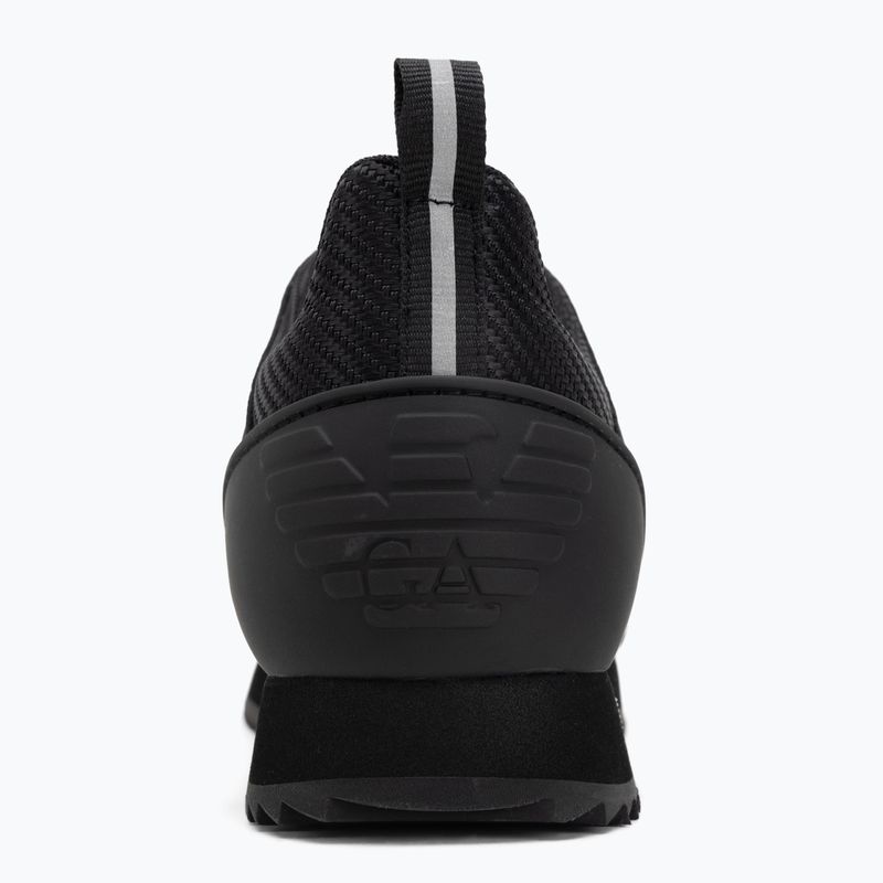 Shoes EA7 Emporio Armani Black & White Carbon triple black / silver logo 6