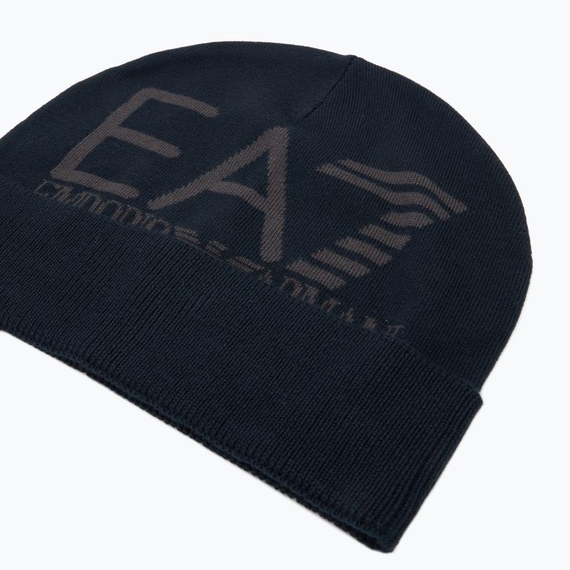 Winter hat EA7 Emporio Armani Mountain Visibility Beanie asphalt / black 3