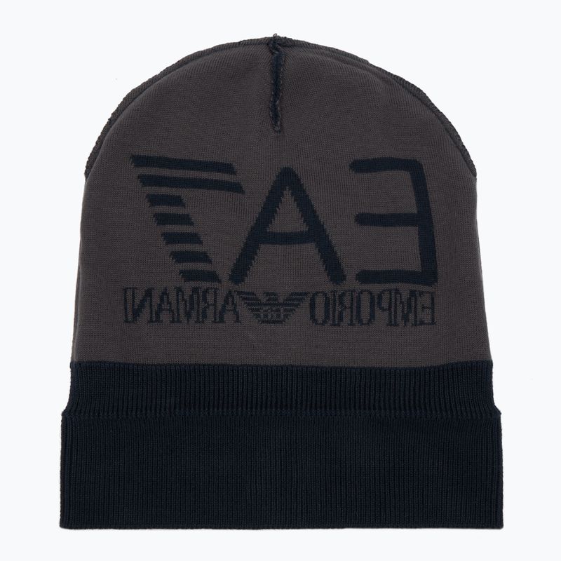 Winter hat EA7 Emporio Armani Mountain Visibility Beanie asphalt / black 4