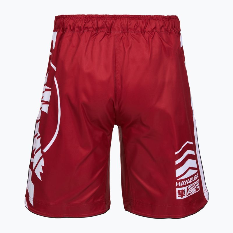 Hayabusa Icon Fight red ICFS boxer shorts 2
