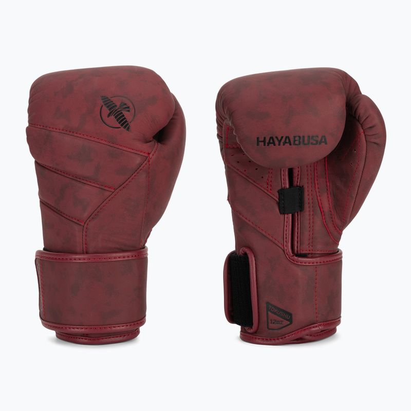 Hayabusa T3 LX crimson boxing gloves
