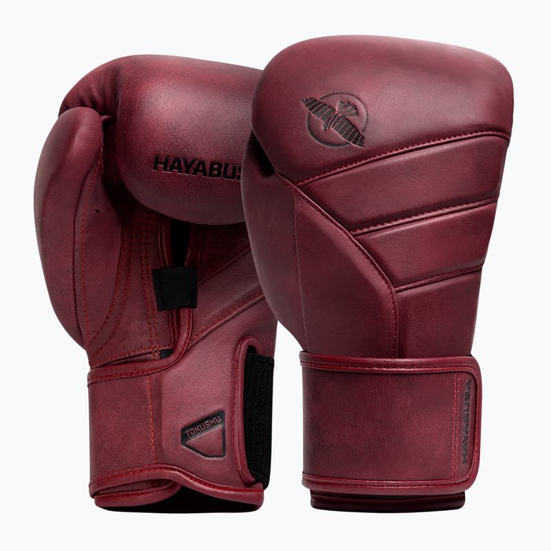 Hayabusa T3 LX crimson boxing gloves