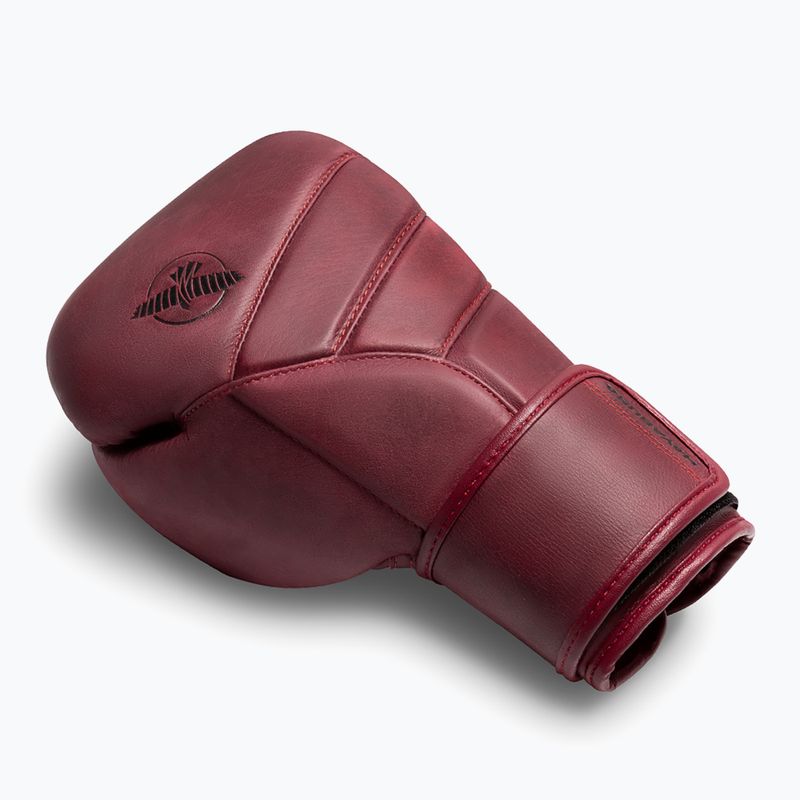 Hayabusa T3 LX crimson boxing gloves 4