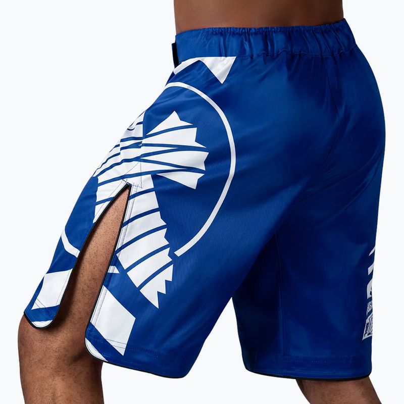 Hayabusa Icon Fight blue/white training shorts 3