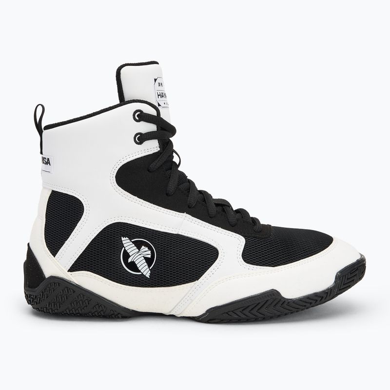 Hayabusa Pro Boxing men's boxing shoes black white 2