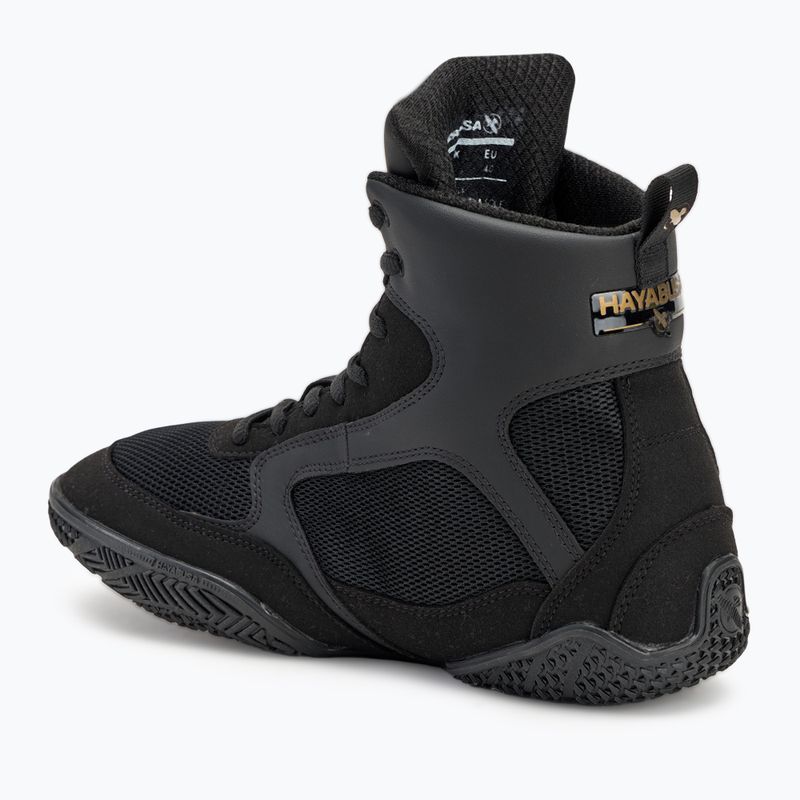 Hayabusa Pro Boxing men's boxing shoes black 3
