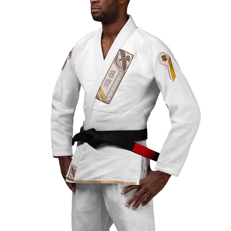 GI for Brazilian jiu-jitsu Hayabusa Ascend Lightweight white PLWJJG