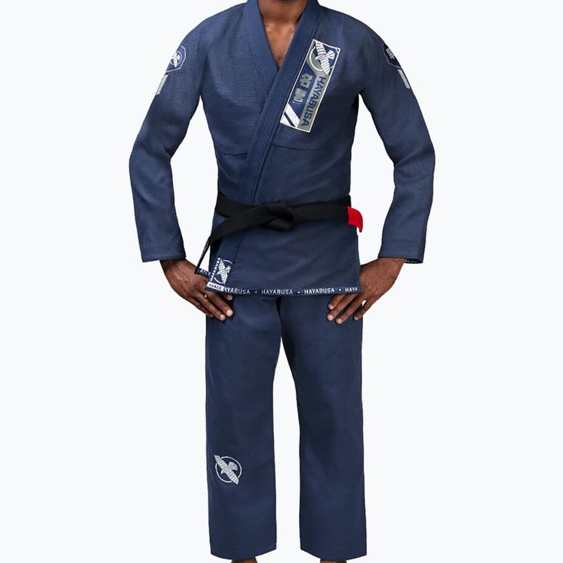 GI for Brazilian jiu-jitsu Hayabusa Ascend Lightweight navy blue PLWJJG 2