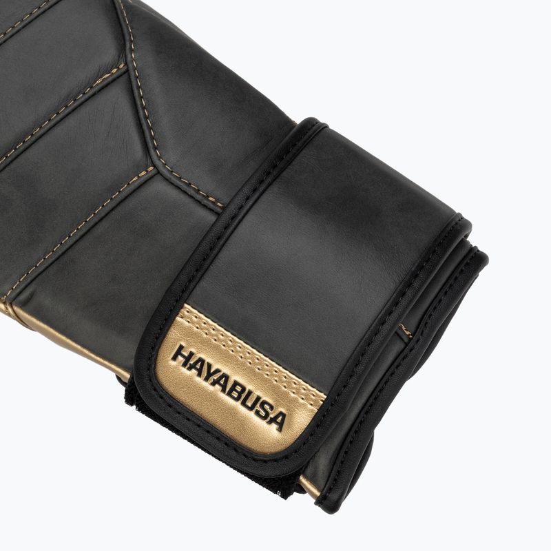 Hayabusa T3 LX Vintage black/gold boxing gloves 6