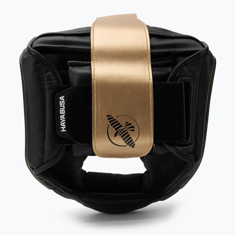 Hayabusa T3 Headgear boxing helmet black/gold 5