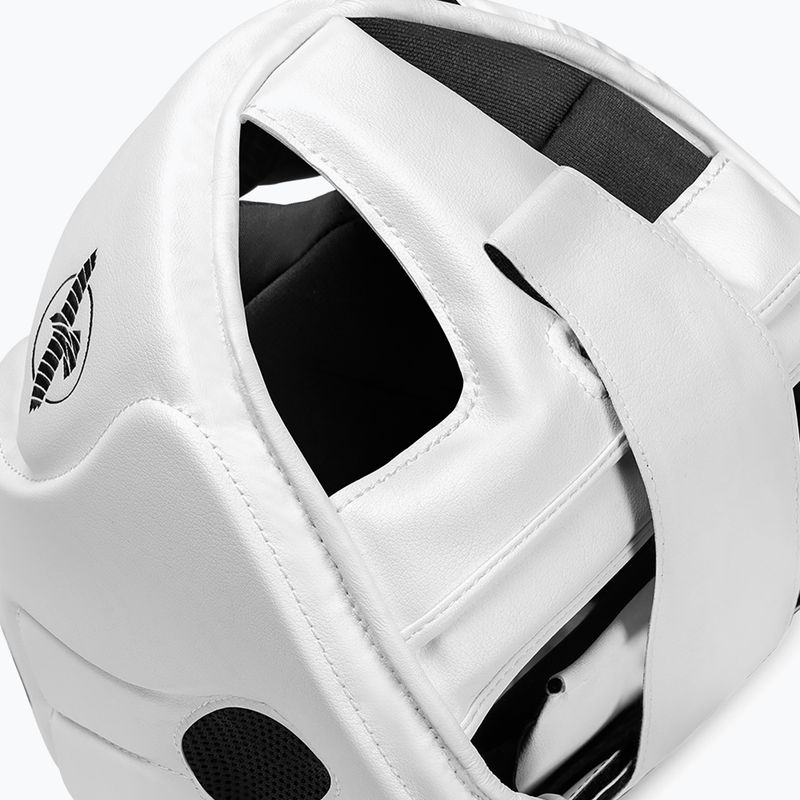 Hayabusa T3 Headgear white/black boxing helmet 4