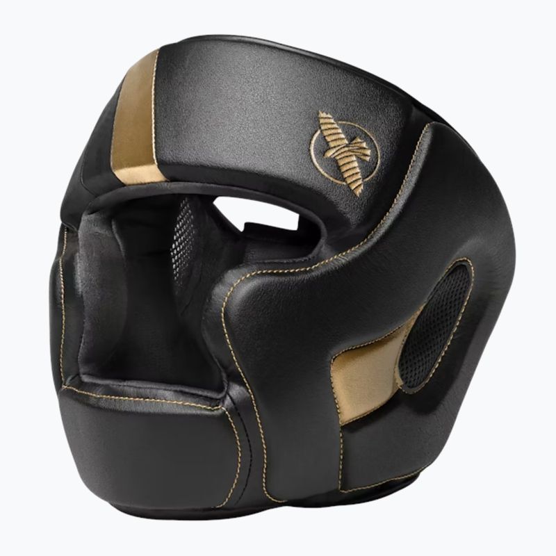 Hayabusa T3 Headgear boxing helmet black/gold