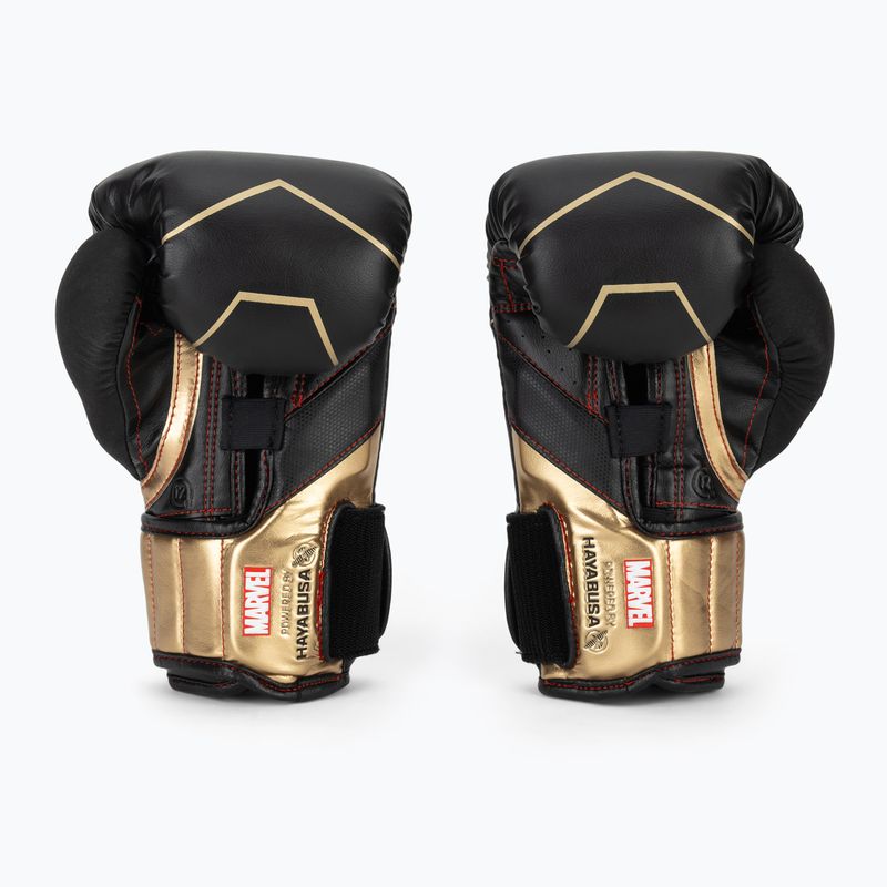 Hayabusa Marvel's Black Widow black/red boxing gloves 3