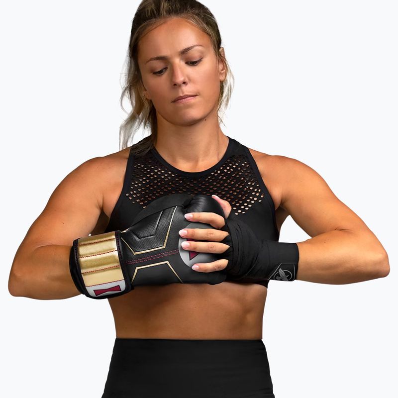 Hayabusa Marvel's Black Widow black/red boxing gloves 5