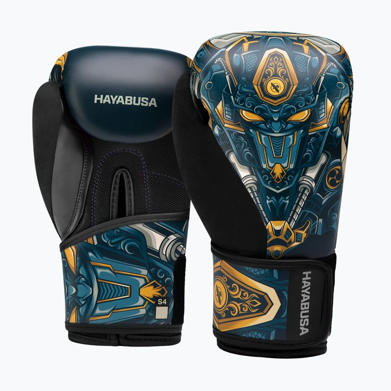 Hayabusa Hayabusa S4 Youth Epic blue robot boxing gloves