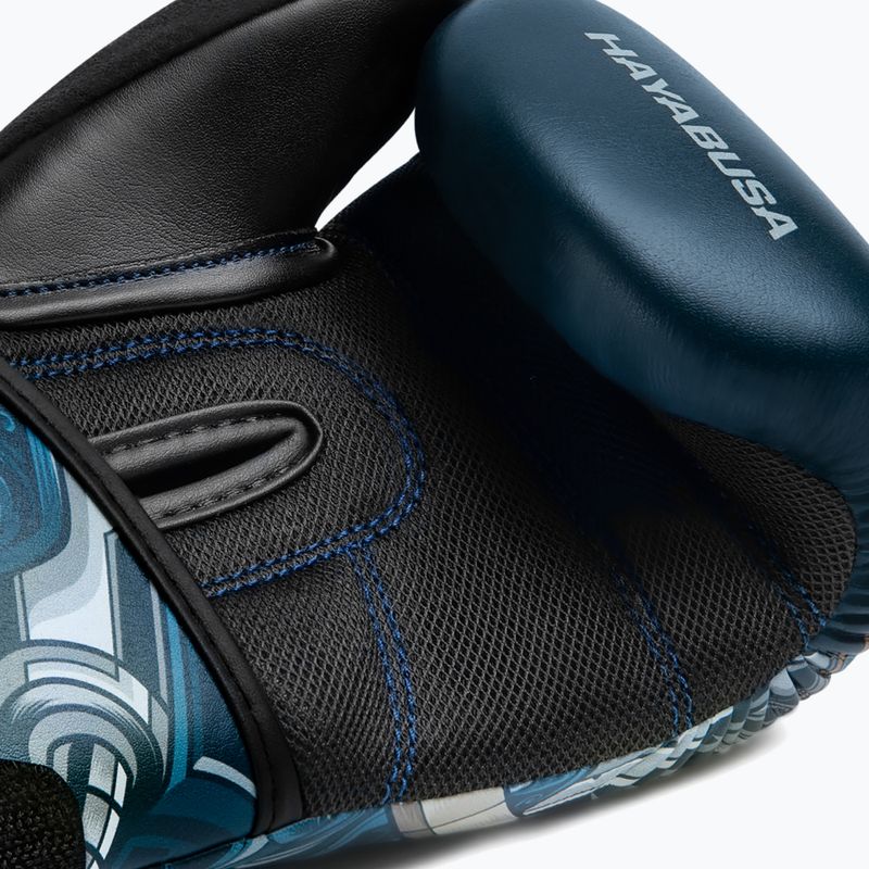 Hayabusa Hayabusa S4 Youth Epic blue robot boxing gloves 3