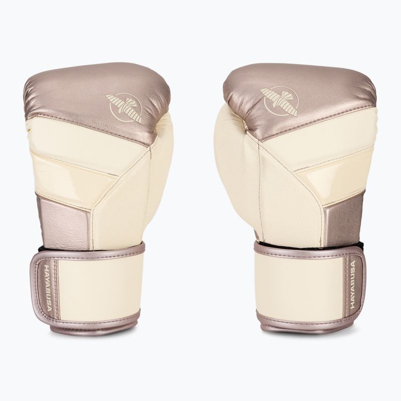 Hayabusa T3 rose gold boxing gloves 2