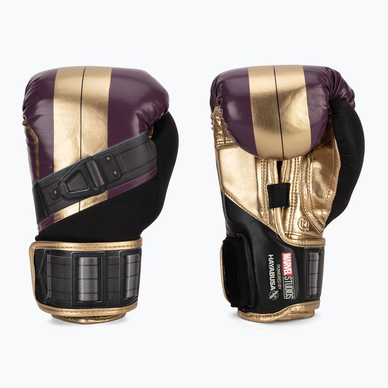 Hayabusa Marvel's Batroc purple/gold boxing gloves