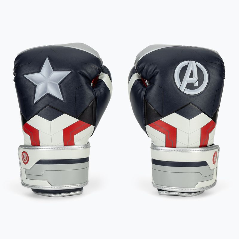 Hayabusa boxing gloves Marvel's Captain America silver/blue 2