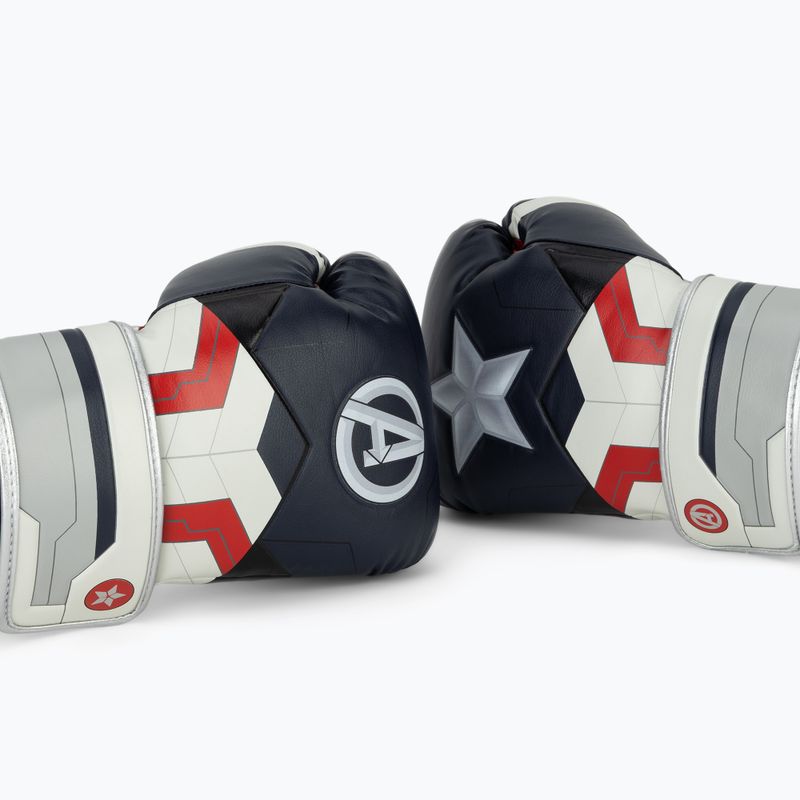 Hayabusa boxing gloves Marvel's Captain America silver/blue 7