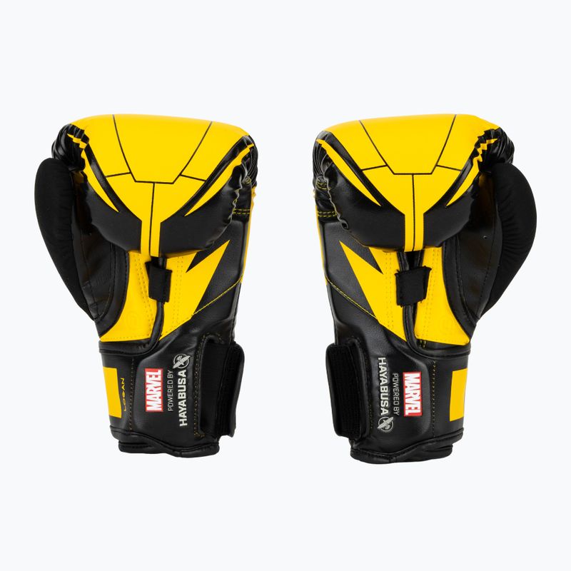 Hayabusa Marvel's Wolverine yellow/black boxing gloves 3