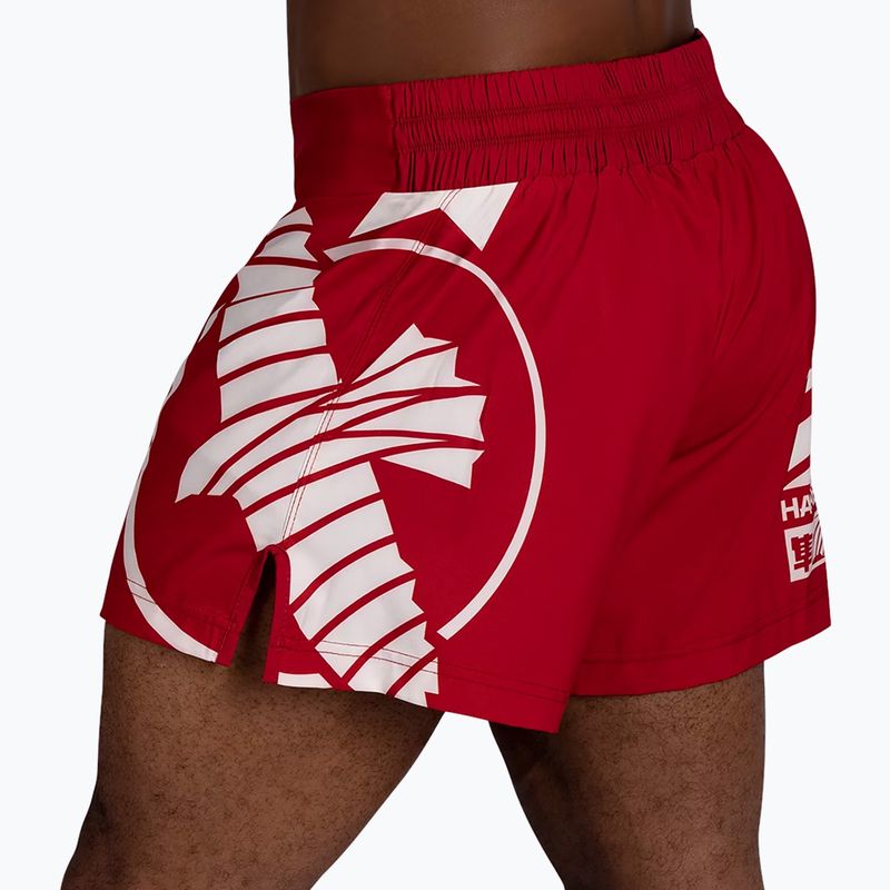 Hayabusa Icon men's training shorts Kickboxing red 3